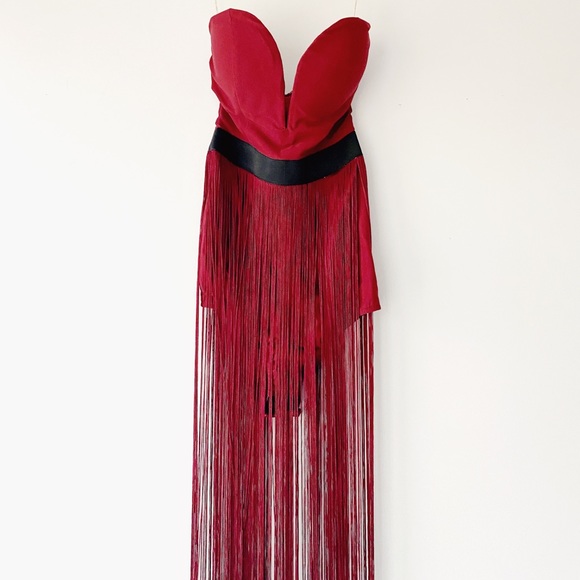 Rare London Fringe Strung Along Bodysuit - Picture 15 of 16